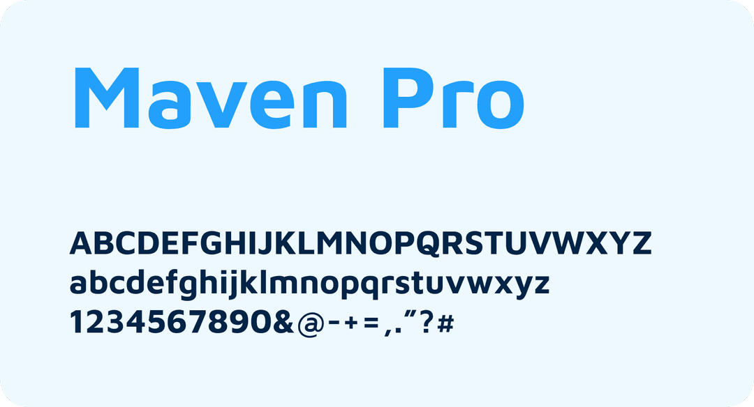 Maven Pro Font